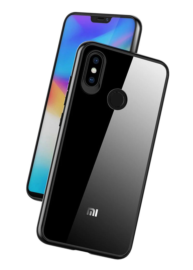 For Xiaomi Mi8 Case 2 in 1 HD Transparent Hard PC + Soft TPU Shockproof Phone Back Cover For Xiaomi Mi 8 Armor Cover Fundas Capa (4)
