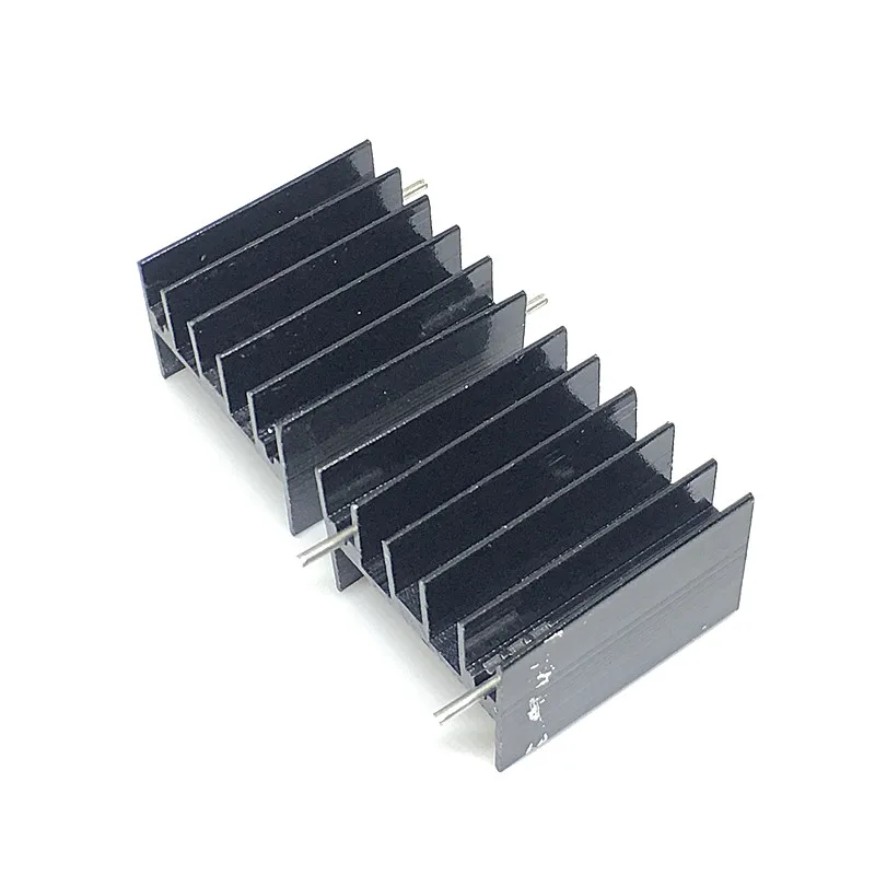 10pcs 25 23 16MM TO 220 Triode Heat Sink  TO220 Transistor Aluminum Radiator Heat Sink With 2Pin 