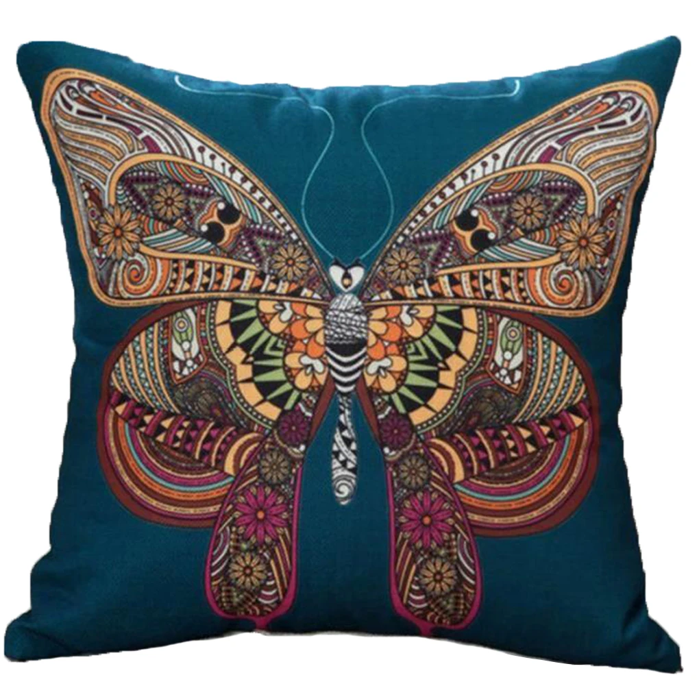 Buy Cartoon Butterfly Pillow Covers Digital Printed Pattern Pillowslip Soft