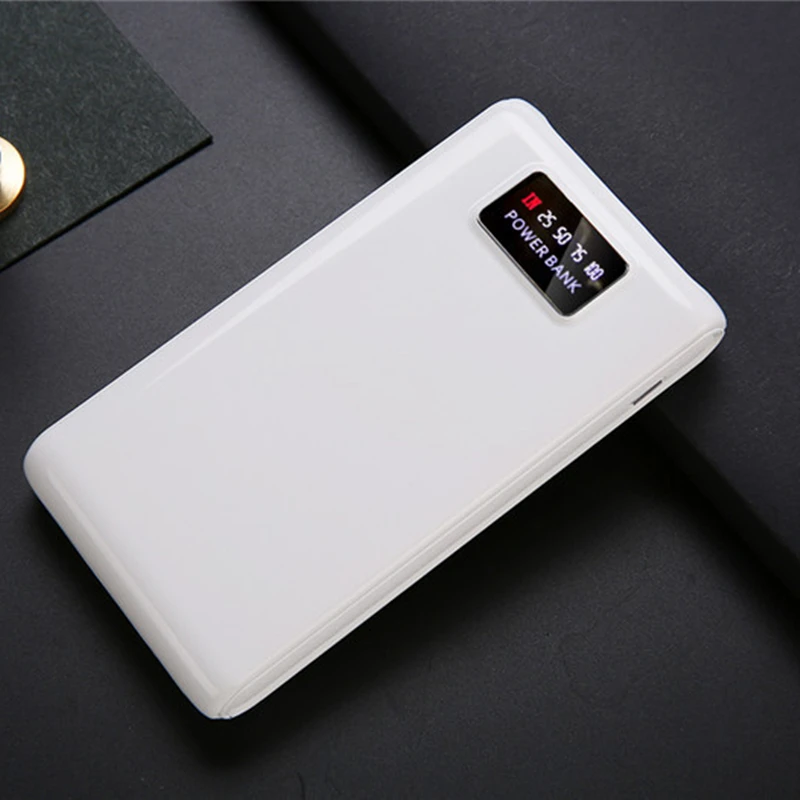

20000mAh Power Bank For iPhone Samsung Huawei Type C Fast Charging LCD display USB Powerbank External Battery