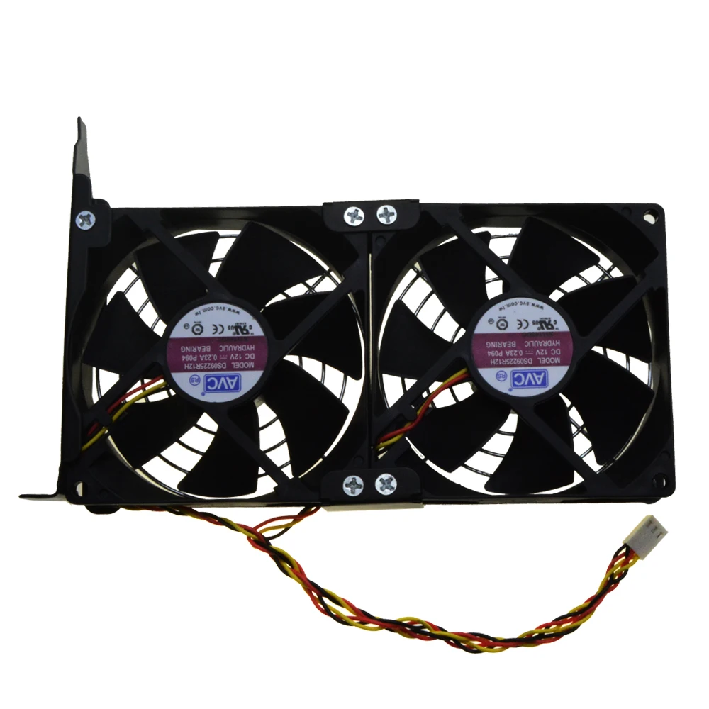 Universal GPU Double Fan Partner Ultra Quiet PCI Video Card Dual Cooler