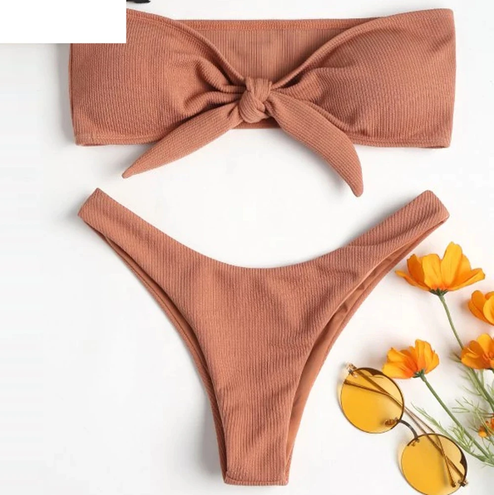 

JAYCOSIN Women's Sexy Bra Solid Push Up Fashion Bikini Bathing Suit 19FEB2