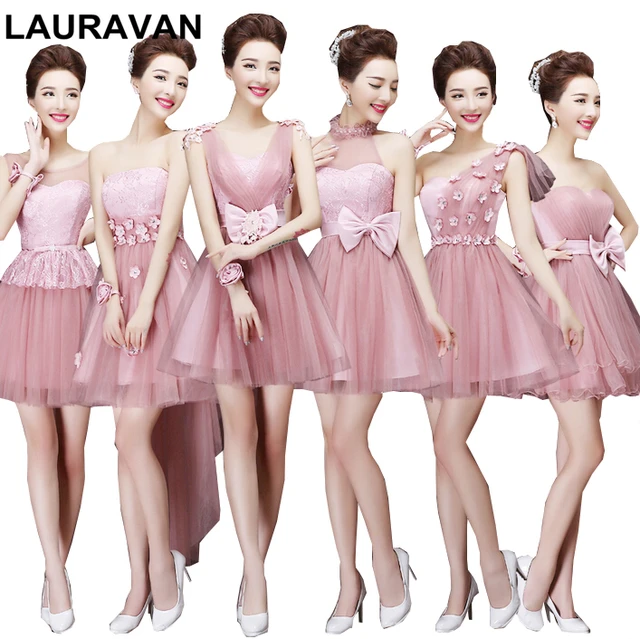2018 Elegant Cameo Blush Bridesmaid Dresses Bridesmaids For 2018 Elegant Cameo Blush Bridesmaid Dresses Bridesmaids For S Bridal Birthday Party Dress Weddings Free