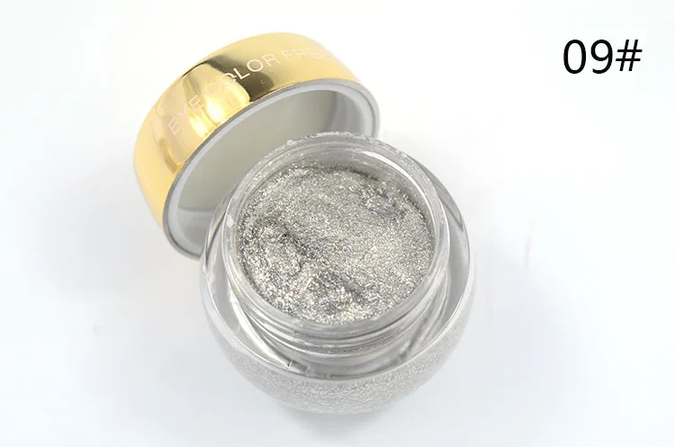 LOVE ALPHA 16 Colors Eye Shadow Professional Eyes Makeup Glitter Single Color Eyeshadow Gel Party Brand Cosmetics Flash Powder (16)