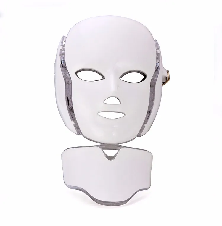 Горячий светодиодный маска для лица 7 цветов с микротоком функция Устройство для отбеливания кожи аппарат для красоты светодиодный маска для косметическое средство для лица