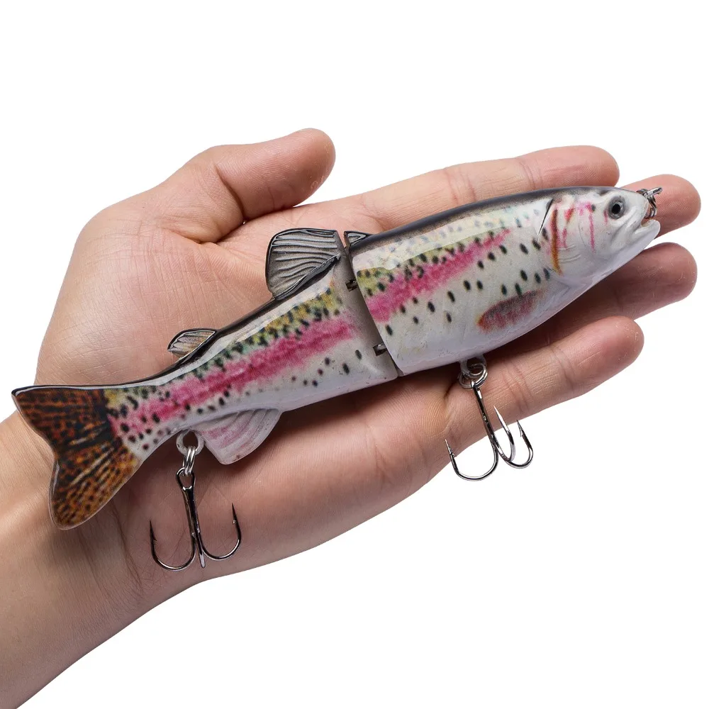 Bassdash Swimbaits Crankbaits Glide твердые приманки приманка для форели для пресной воды морской окунь большая игра рыбалка, 3-Pack, 18,3 см/65,2 г