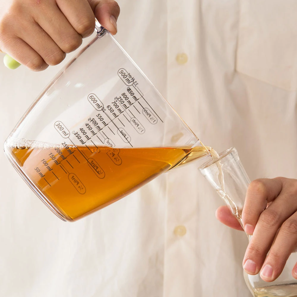 Cute Green Handle Capacity Of 900ml 33 Fl Oz 1 5 Pint Multi Scales Measuring Cup W Milk Measure Jug Breakfast Cooking Tools Tool Help Tool Translationtool And Cutter Grinding Machine Aliexpress