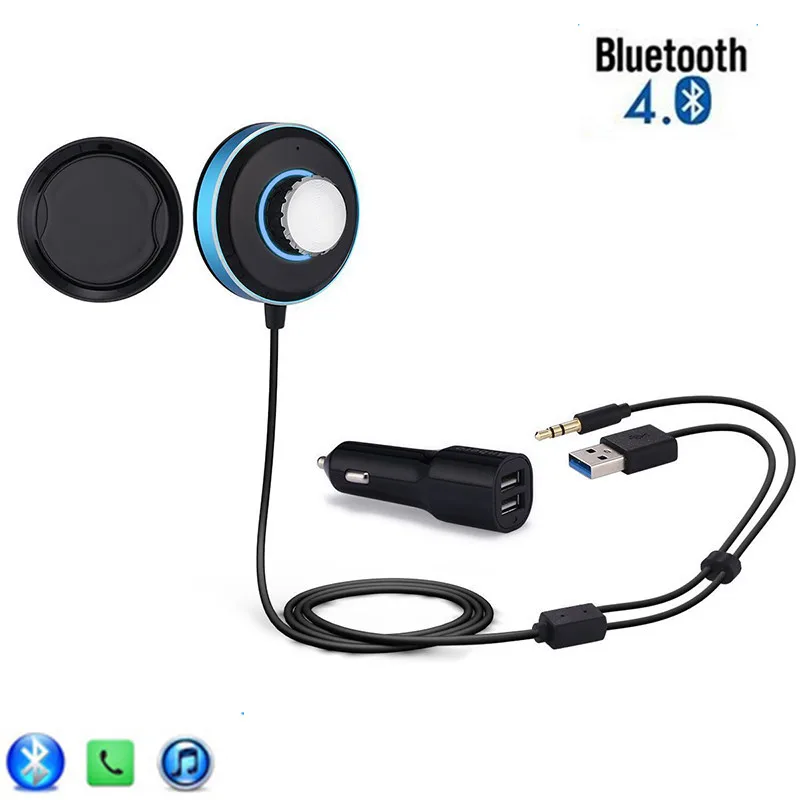 Lonleap Bluetooth Car Kit Handsfree FM Transmitter MP3 Music Aux Player Stereo Aux Speaker Double USB Car Charger Styling Lonleap Bluetooth Car Kit Handsfree FM Transmitter MP3 Music Aux Player Stereo Aux Speaker Double USB Car Charger Styling