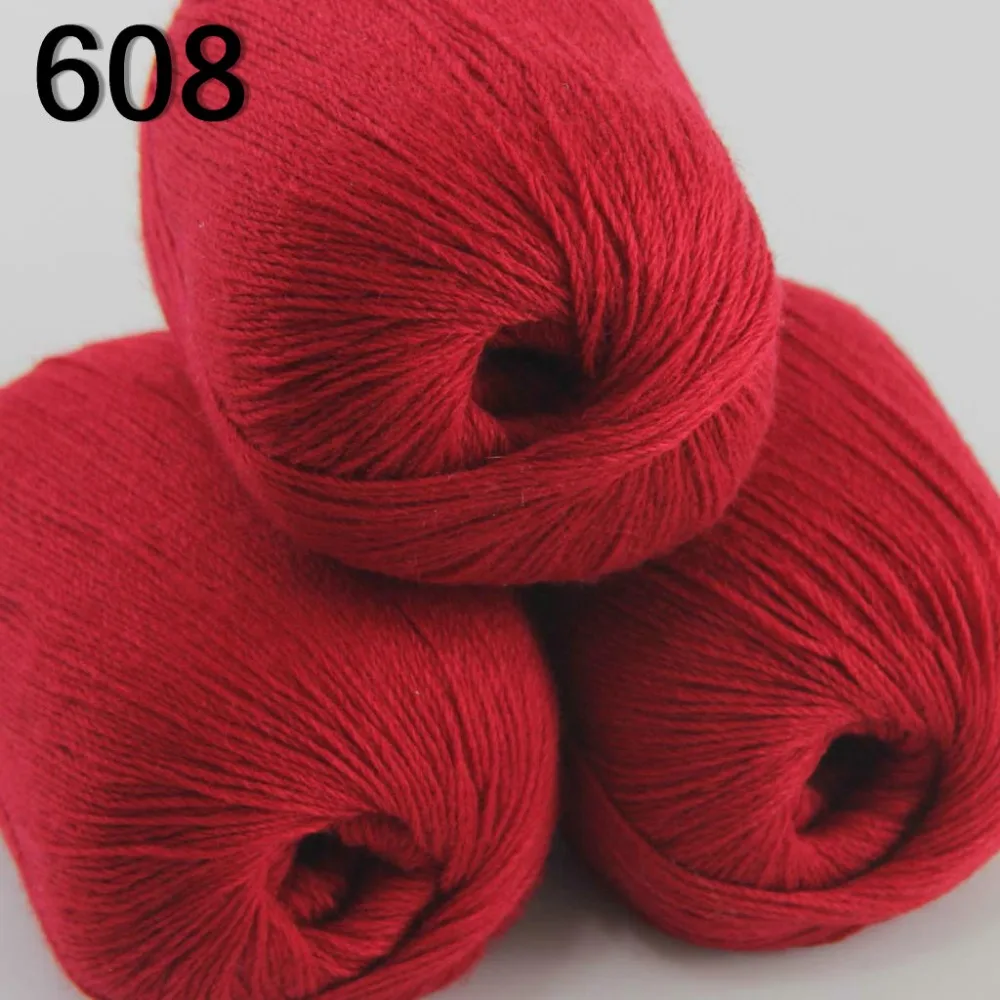 High quality 100 pure cashmere luxury warm and soft hand knitting yarn