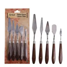 Художественные и малярные принадлежности масляные ножи водорастворимый порошок пропилен пять наборных материалов оптом