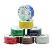 250 メートル/ロット 30 AWG ラッピン 10 色一本鎖銅ケーブル Ok ワイヤー電線ノートパソコンのマザーボード PCB はんだ