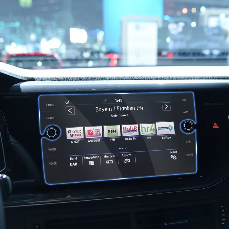 Автомобильный стиль, gps навигационный экран, стеклянная Защитная пленка для VW Polo Golf Sportsvan, контроль ЖК-экрана, автомобильная наклейка