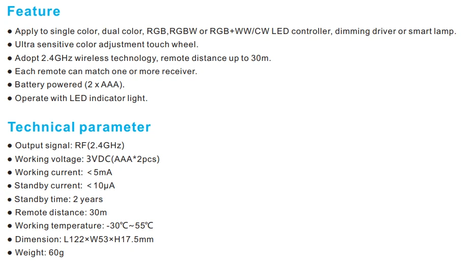 Новый Led RGB + лента контроллер CCT 2,4 г РФ удаленного беспроводного 3A * 5CH выход DC12V-24V 4 зоны RGB CCT светодиодные полосы контроллер V5 + RT10