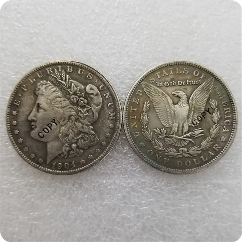 Антикварные Серебряные монеты США(1878-1904)-P Morgan Dollar копия памятных монет-копия монет медаль коллекционные монеты