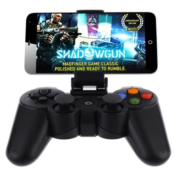

KuWFi Gamepad Wireless gamepad universal game controller Bluetooth joystick with phone holder for Android Xiaomi Huawei OPPO