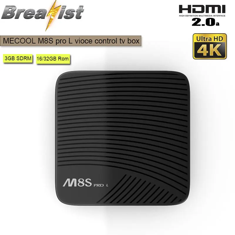 

Hot sale M8S PRO L voice control Android 7.1 TV BOX Amlogic S912 Octa core 3GB 32GB Rom 2.4G-5Gwifi BT4.0 4K HD Android tv