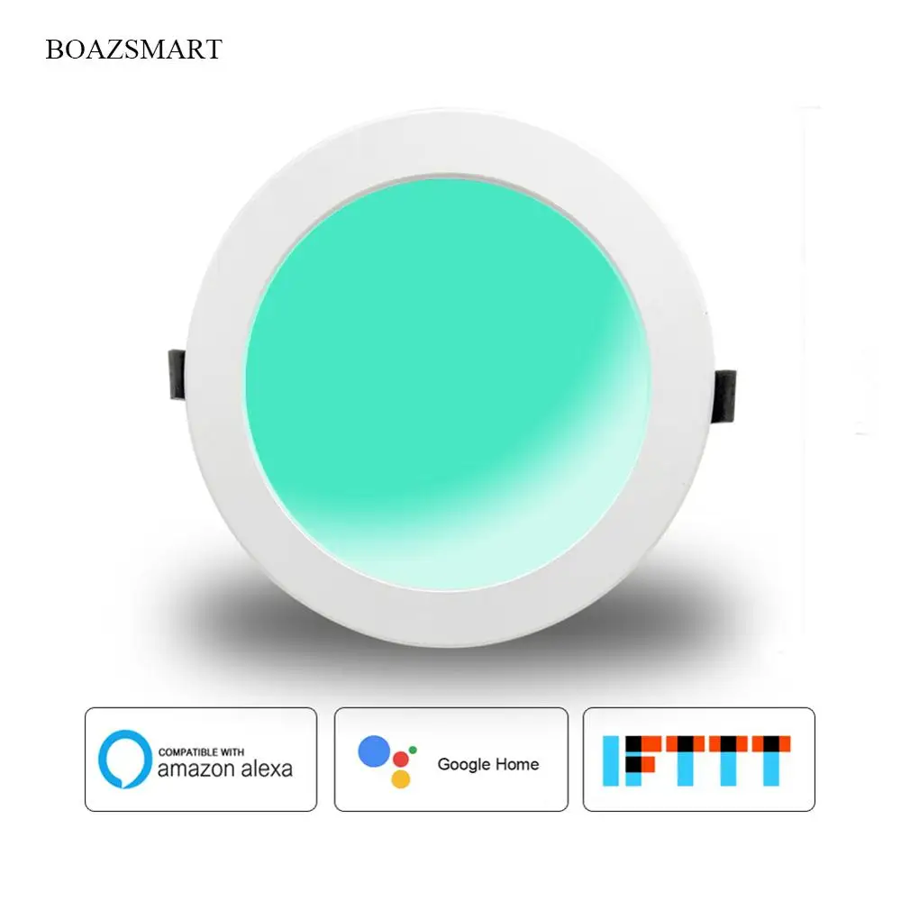 

Smart Life Wifi Smart Downlight 4-inch Multicolor LED bulb, Voice APP Control Works with Alexa/Google Assistant/IFTTT Tuya Smart