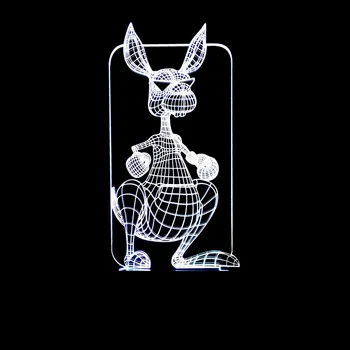 

Kangaroo 3d Lighting Table Lamp Touch Remote Control Desk Lamp Led Table Decoration 3d Night light