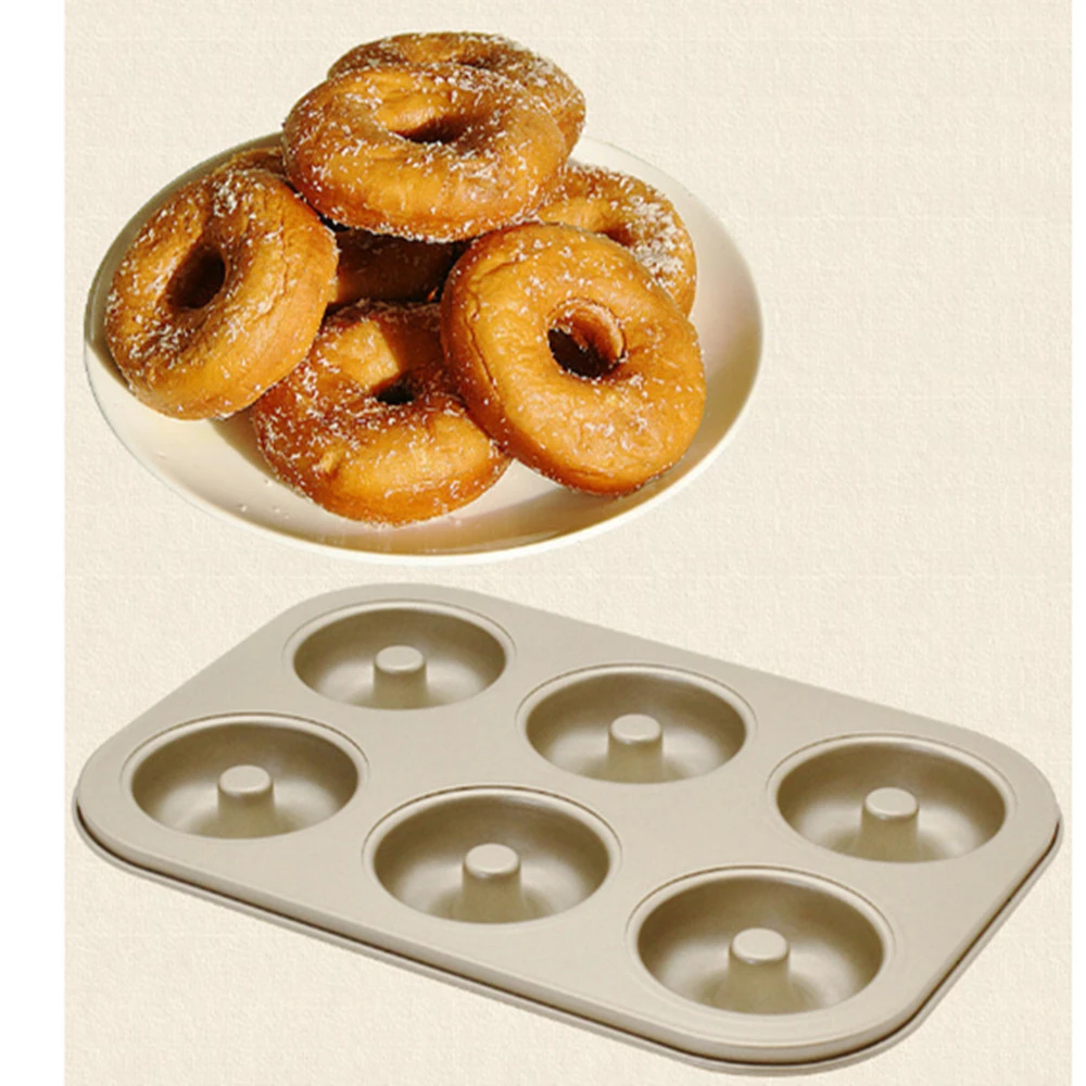 

1 PC Optional Large Small Size Donuts Maker Mold DIY Kitchen Bakeware Metal Cake Pan Nonstick Baking Form Carbon Steel Dishes