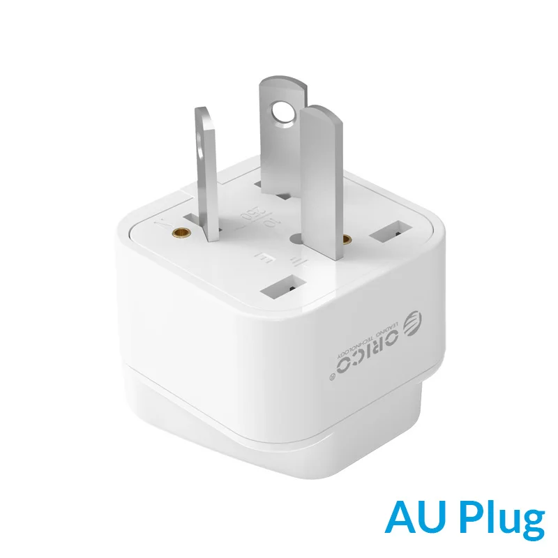 ORICO Международная розетка AU/BR/IN/IS/IT/UK/US переходник конвертер - Цвет: AU Plug