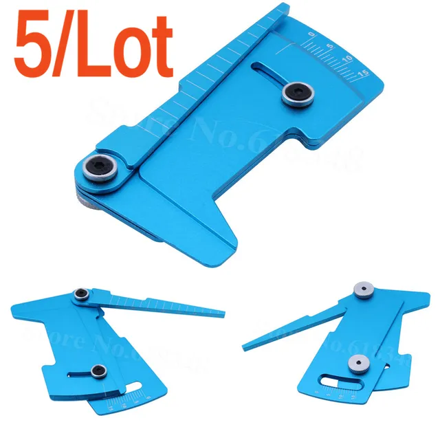 Best Price 5pcs Adjustable Ruler Adjusting RC Car Height Wheel Rim Camber at 15 degrees Hobby Tool CNC For 1/8 1/10
