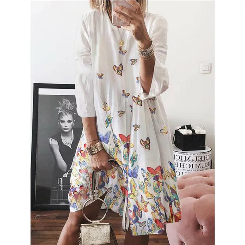 

Hot Women Summer Boho Long Maxi Dress Evening Party Cocktail Beach Sundress