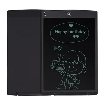

NEWYES Black 12" LCD Mini Writing Tablet Writing Board Can Be Used as Whiteboard eWriter Bulletin Board Memo Board Free Shipping