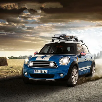 

Крючок из материала KK, 2 боковые полосы, автомобильная наклейка для BMW Mini Cooper R55 R56 F55 F56 Z2CA813
