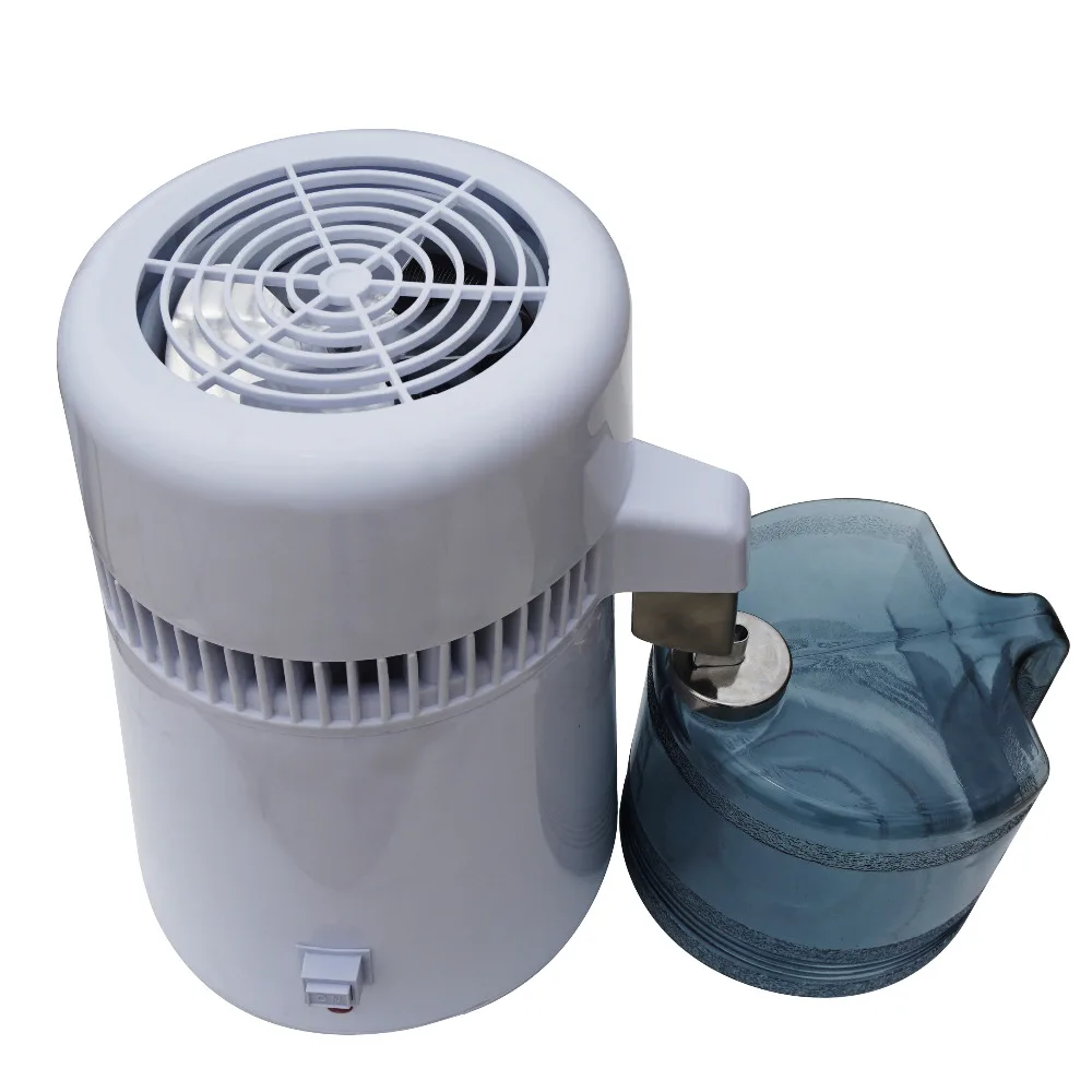 

750W 110V 4L Pure Water Distiller Stainless Steel Distilled Water Machine Water Purifier Filter for Home Hospital