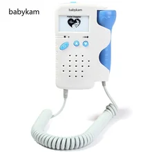 2016 Brand VCOMIN Doppler Fetal Home Ultrasonic fetal doppler FD-200A Prenatal Detector Baby Fetal Doppler Heart Rate Monitor 
