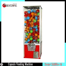 Конфеты круглый орнамент Подарочная игрушка торговый автомат с металлической конструкцией для ребенка прыгающий шар или Пластиковая капсула с 45-56 мм