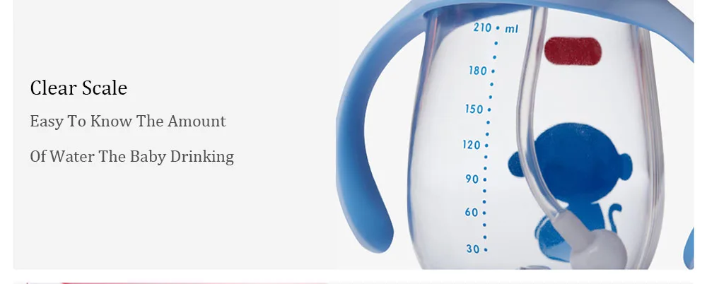 Xiaomi Kalar Cute Kids Water Bottle BPA Free Triatan With Straw Children Training Cup My Drink Bottles With Handle Sport Kettle (14)