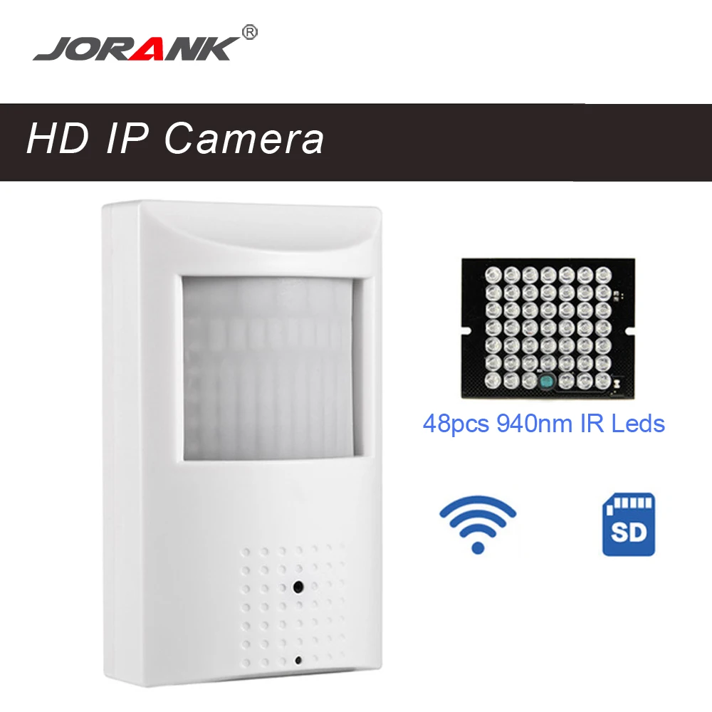 H.265 Wi-Fi 1080P Внутренняя IP камера 940nm невидимый ночного видения аудио мини крытый 2.0MP ONVIF P2P со слотом для sd-карты(128g макс
