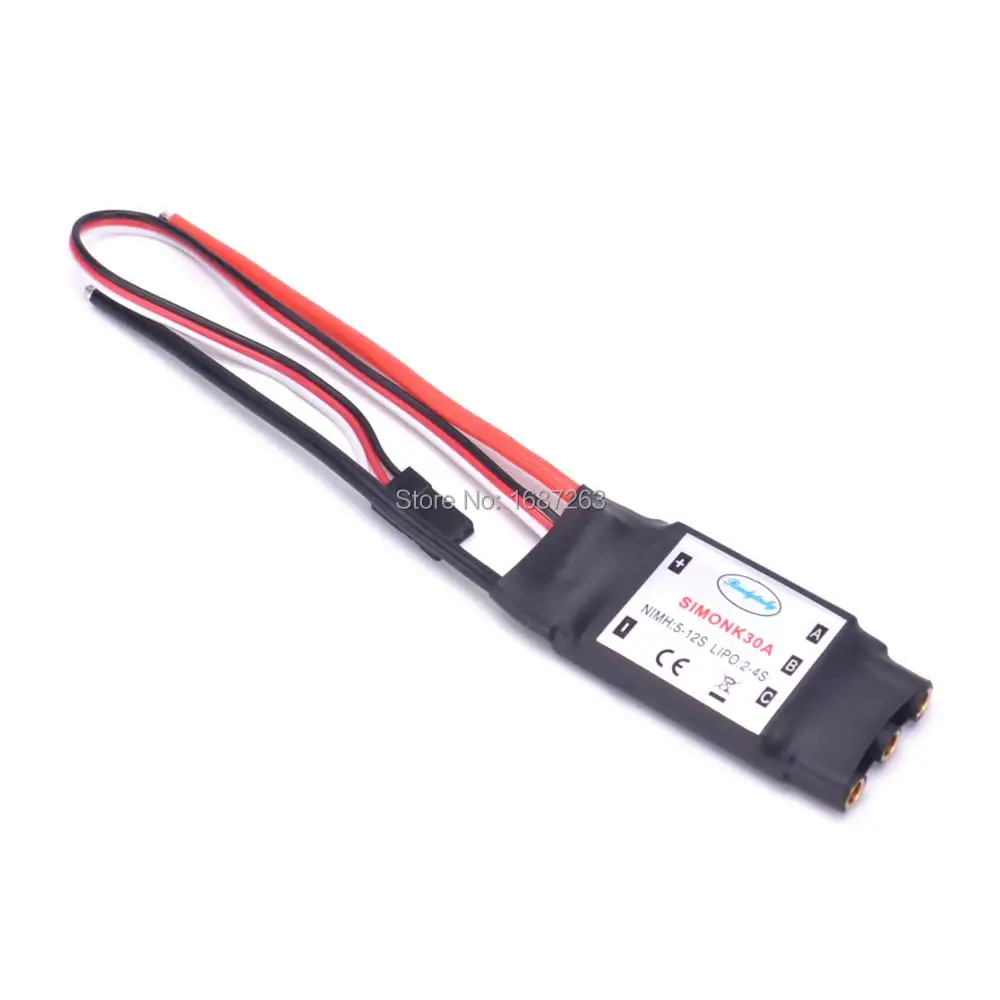 SimonK 30A ESC Brushless Speed Controller BEC 5V 2A for Quadcopter F450 X525 S500 (2)