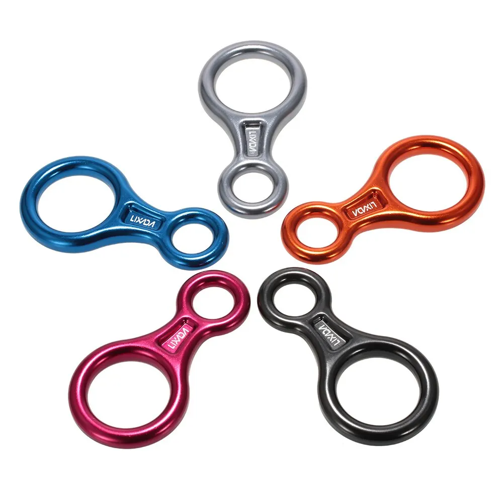 # Lixada 35KN 8 شكل السليل في الهواء الطلق تسلق الصخور Carabiners الهبوط من قمم الجبال الإنحدار السلامة حلقة ل جهاز تسلق المعدات # Lixada 35KN 8 شكل السليل في الهواء الطلق تسلق الصخور Carabiners الهبوط من قمم الجبال الإنحدار السلامة حلقة ل جهاز تسلق المعدات