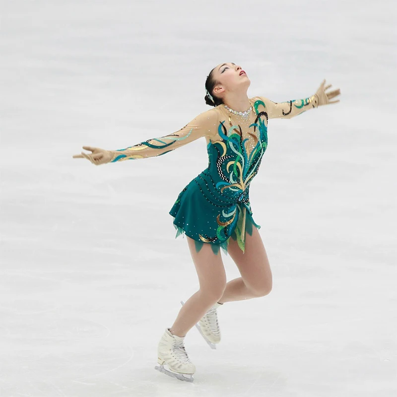 

Customization CUSTOM MADE TO FIT FIGURE ICE SKATING/ BATON/ TWIRLING COSTUME Color Can Be Chosen By Itself
