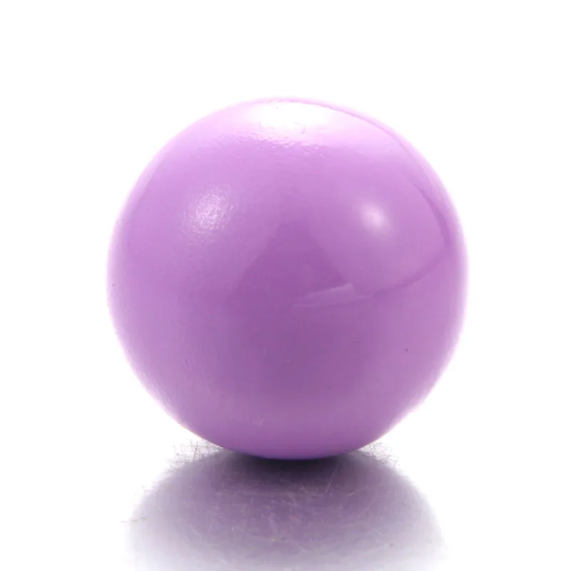 5 шт./партия 16 мм колокольчик подходит для медальона клетка музыкальный звук красочный шар гармонии подарок для беременных звук колокольчик шарики ювелирные изделия - Metal color: Light purple