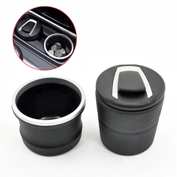 

Car LED Blue Ashtray Lamp Auto Multi-functional Ashtray Storage Jar Fit For BMW