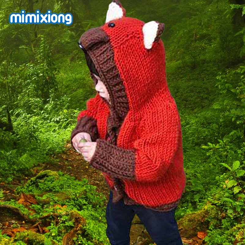 Baby Girls Kids Infant Winter Knit Crochet Sweatshirt Sweater Pullover Clothes