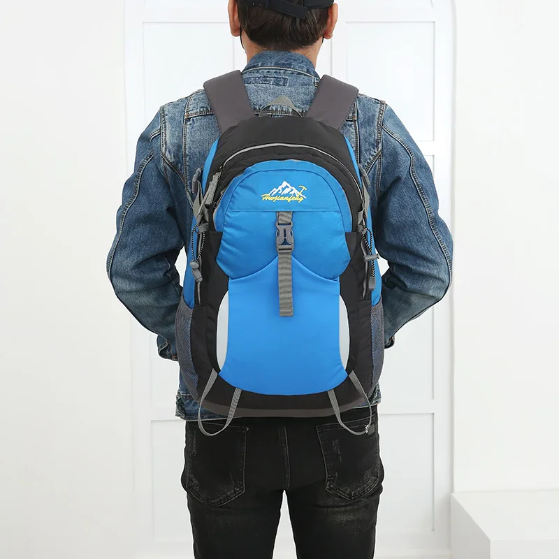 

Hot New 35L Men Black Backpacks For Teenage Rucksacks Waterproof Women Backpack Outdoor Camping Backpack Gym Bags Travel Bag