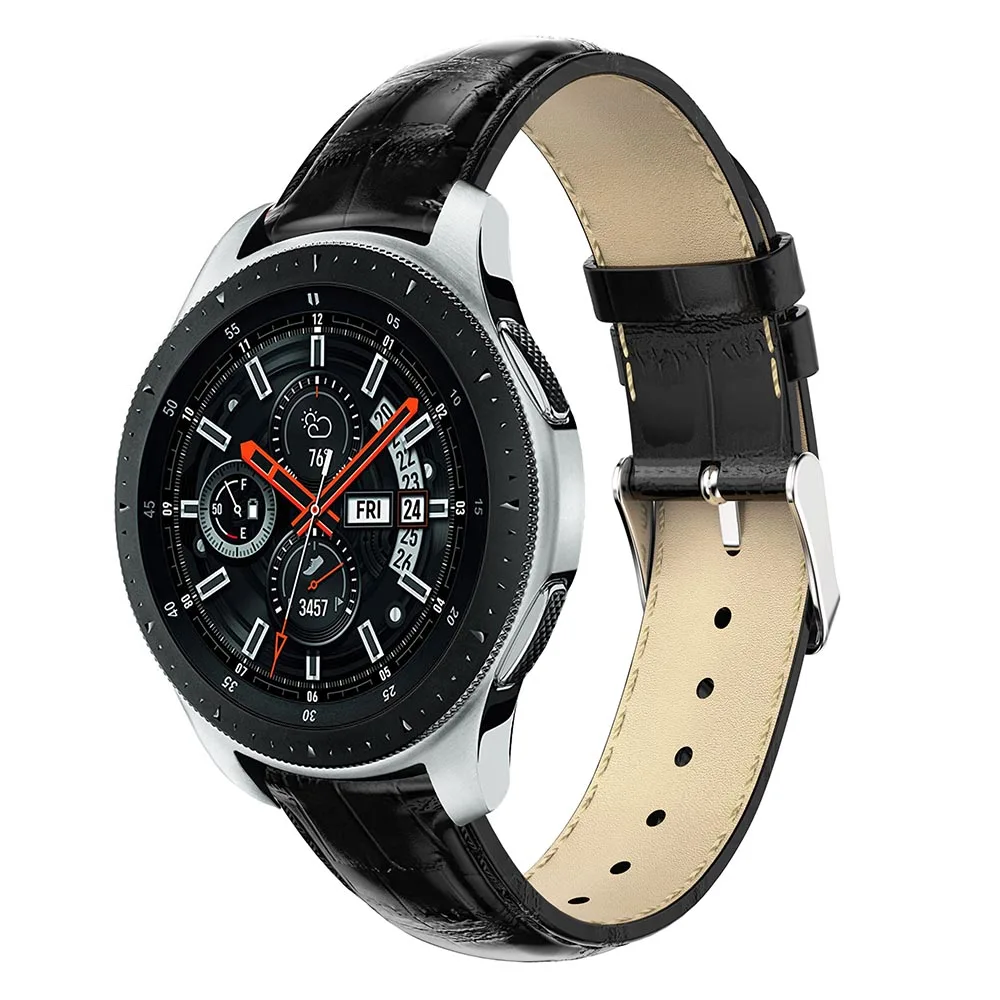 Ремешок для часов Samsung Galaxy 46 мм сменный кожаный спортивный ремешок Gear S3 smart 22