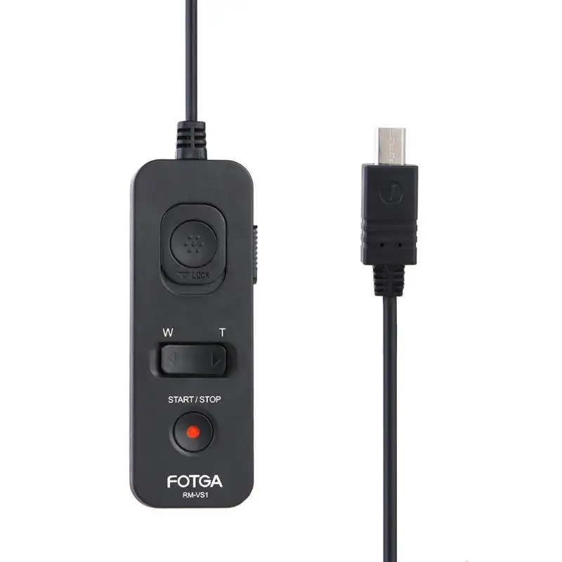 

RM-VS1 Remote Control Shutter Release for Sony RM-VPR1 A-5100 A-7S A-5000 Can control zoom and record video No battery required