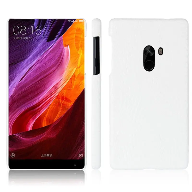 Xiaomi mi x Чехол Xiaomi mi x 6,4 дюймов класса люкс из искусственной кожи твердый пластиковый чехол на заднюю панель чехол для телефона для Xiaomi mi Mix Mimix Pro