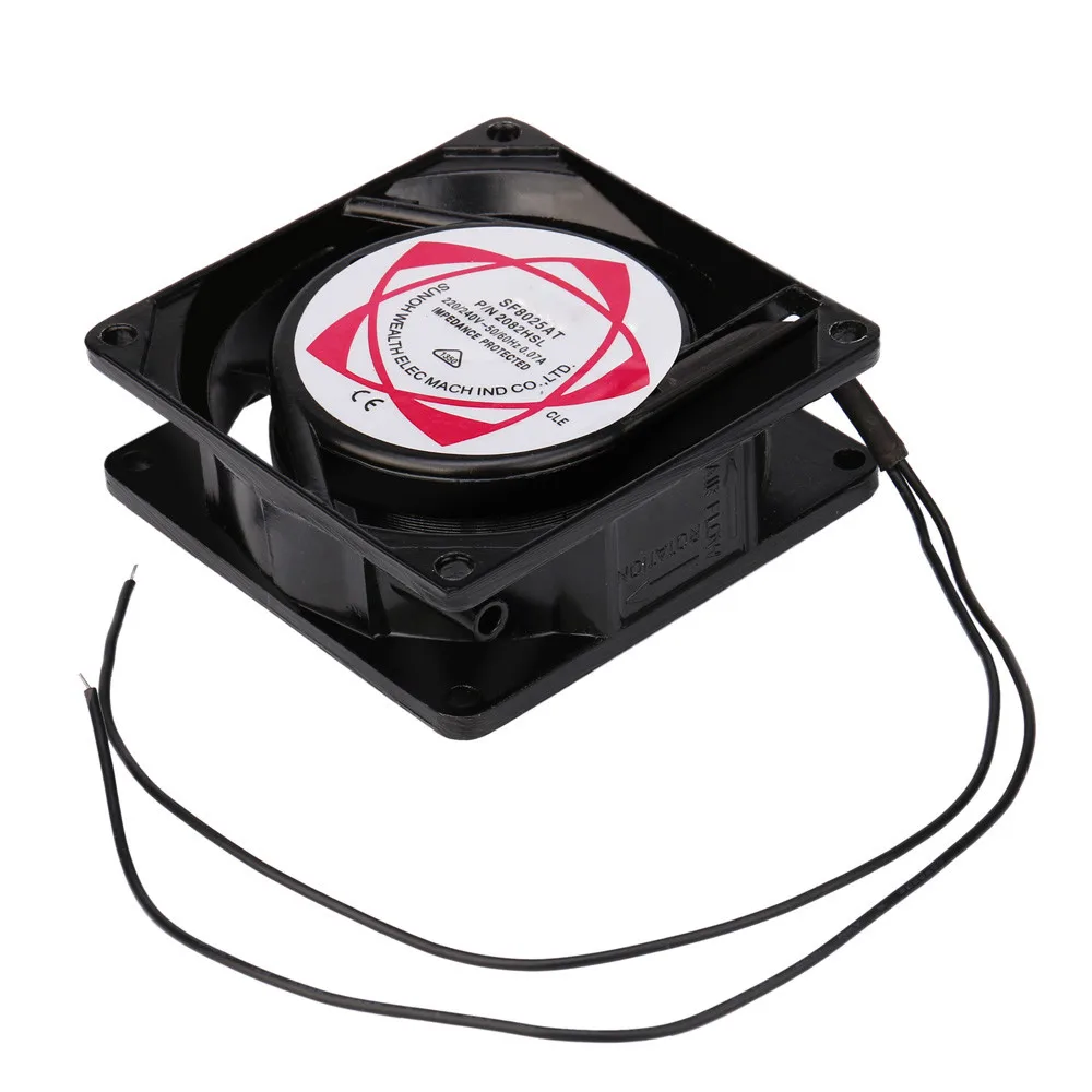 Del 220V 240V 8cm 80mm x 25mm AC металлический Бесщеточный Охлаждающий промышленный