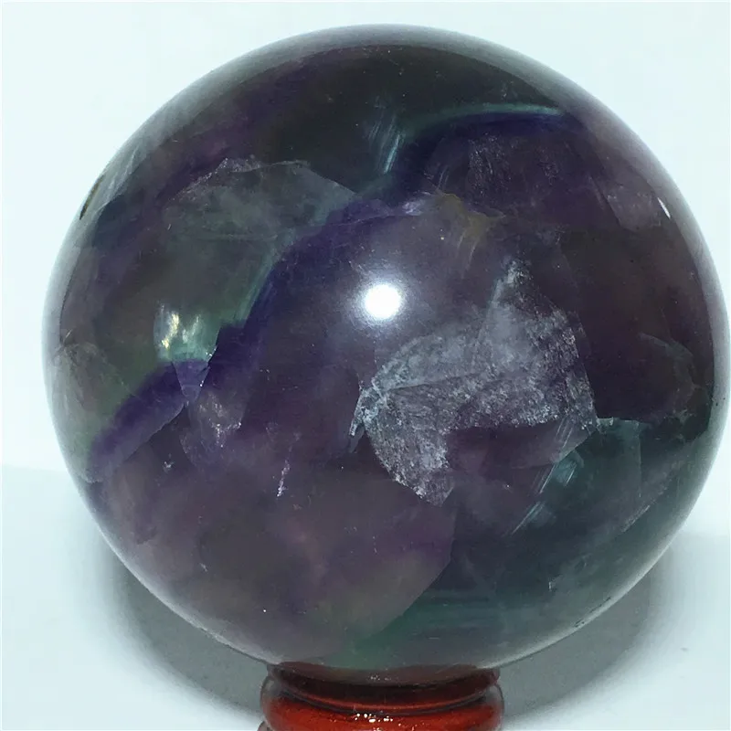 

Ball Narural fluorite quartz Crystal Stone and craft reiki healing Decorative ball