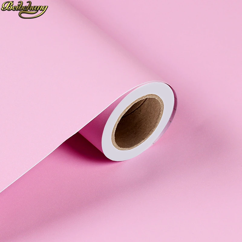 beibehang 60X500cm Waterproof Self-adhesive Wallpaper kitchen furniture PVC sticker sold red yellow green wall paper living room