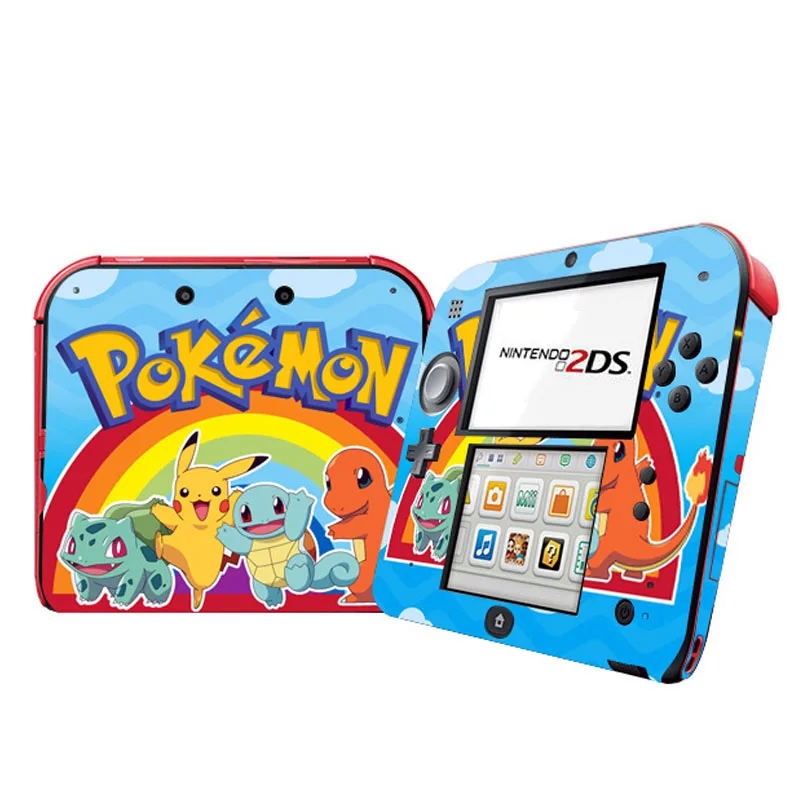 

Pokemon Vinyl Skin Sticker Cover Protector for Nintendo 2DS skins Console Stickers