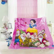 Disney Snow White и the Seven Dwarfs duvets летнее одеяло постельные принадлежности хлопковое покрывало для кровати 3D принт мультфильм Спальня Декор девушки