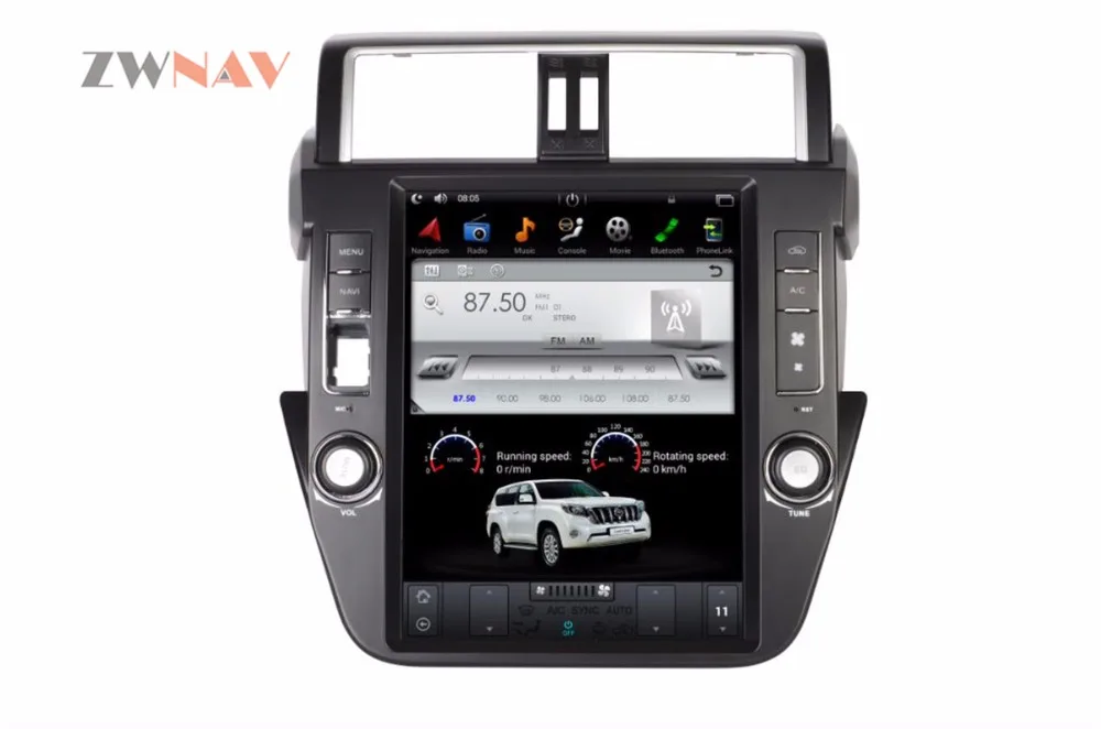 Sale ZWNVA Tesla style Screen Newest Android 6.0 64+2GB Car No DVD Player GPS Navigation For TOYOTA Land Cruiser Prado 150 2014+ 2 Sale ZWNVA Tesla style Screen Newest Android 6.0 64+2GB Car No DVD Player GPS Navigation For TOYOTA Land Cruiser Prado 150 2014+ 2