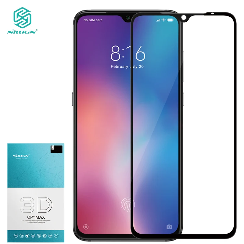 

Nillkin full screen protector for Xiaomi Mi 9 and Mi 9 Explorer 3D CP+ MAX full coverage anti-explosion tempered glass film